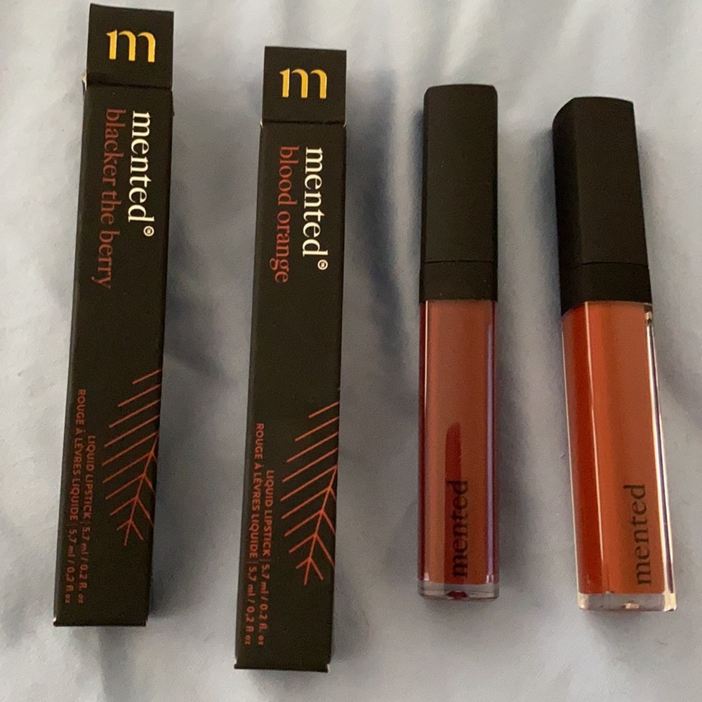 Mented Liquid Lipsticks - Blood Orange/Black Berry